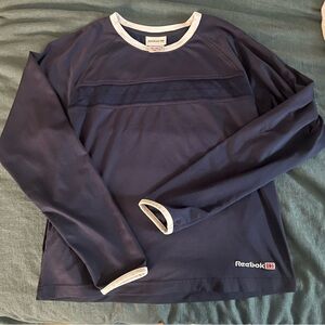 REEBOK Vintage Long Sleeve Baby Tee - Size Small - Classic Reebok Vintage